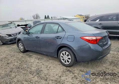 2017 Toyota Corolla L из США, поврежденный, VIN 2T1BURHE4HC790065